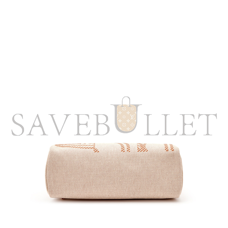 H**mes GOLD VACHE HUNTER AND TOILE BRIDES DE GALA HERBAG 31 PALLADIUM HARDWARE (31*26*11.5cm)